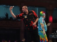 BET VICTOR WORLD MATCHPLAY 2017 WINTER GARDENS, BLACKPOOL ROUND 1 PETER WRIGHT V JAMES WILSON JAMES WILSON IN ACTION